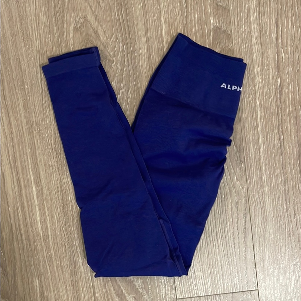 Alphalete Amplify Leggings in True Indigo size S